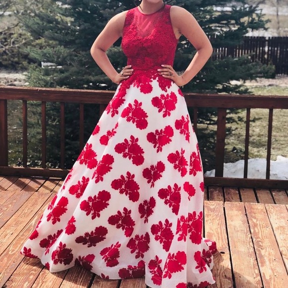 Rose Prom Dress - Picture 3 of 3